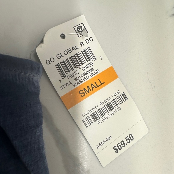 INC international concepts 100% cotton blue sequin Paisley halter NWT size small - Picture 4 of 5